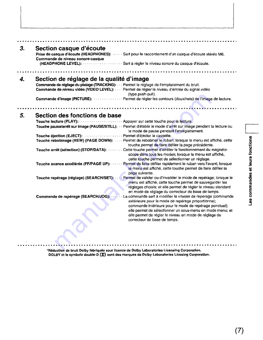 Panasonic AGDS840 - SVHS VIDEO PLAYER Operating Instructions Manual Download Page 65