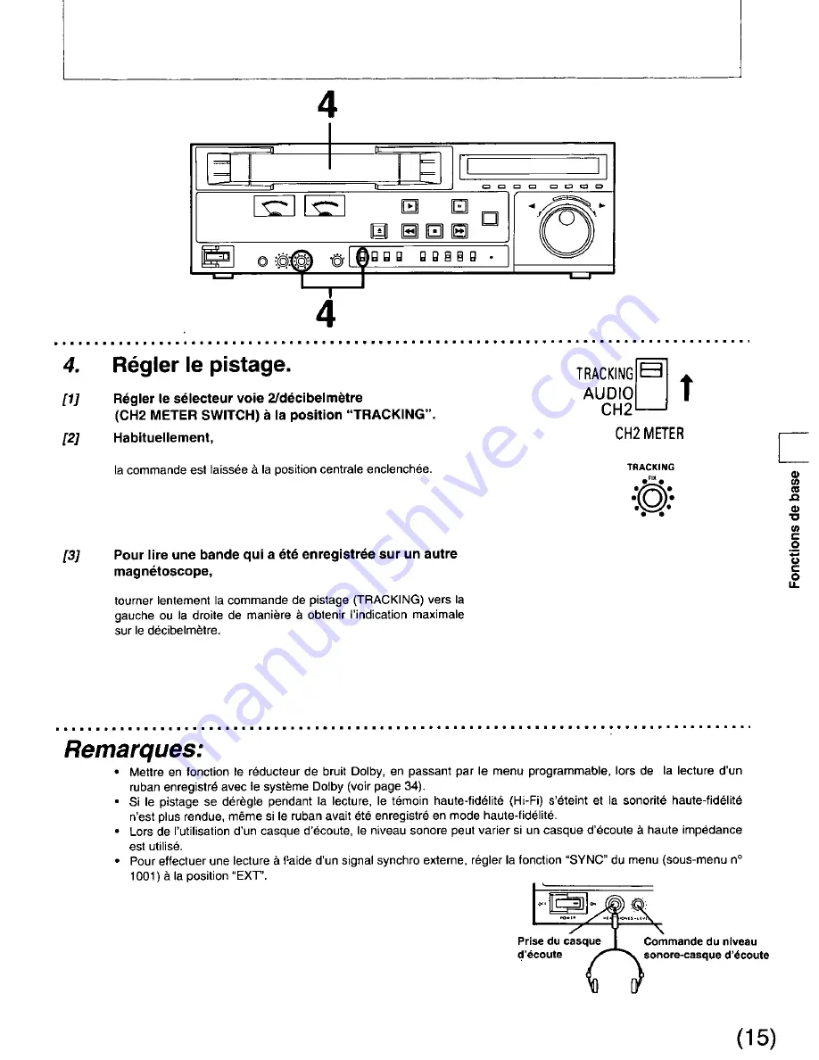 Panasonic AGDS840 - SVHS VIDEO PLAYER Operating Instructions Manual Download Page 73