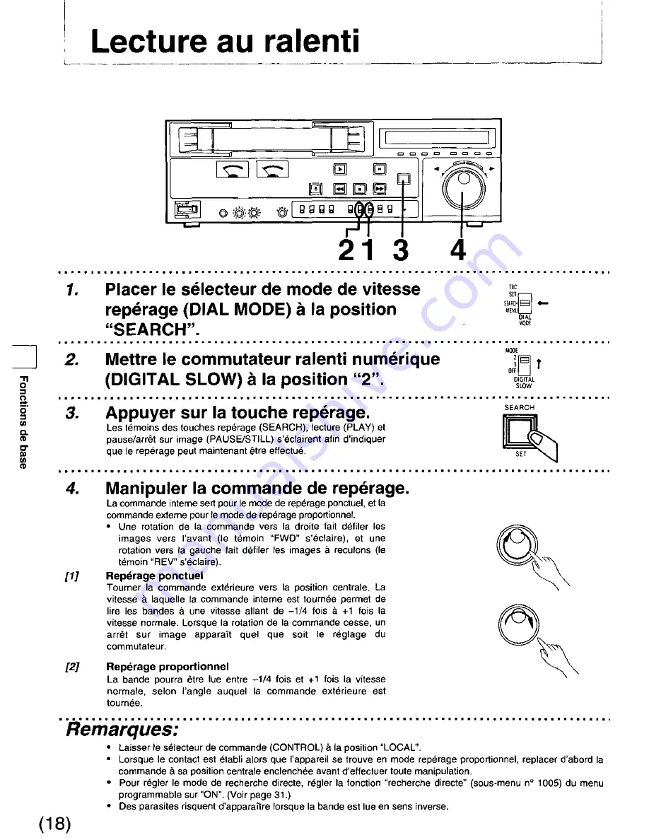 Panasonic AGDS840 - SVHS VIDEO PLAYER Operating Instructions Manual Download Page 76