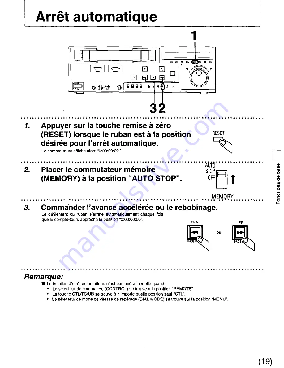 Panasonic AGDS840 - SVHS VIDEO PLAYER Operating Instructions Manual Download Page 77