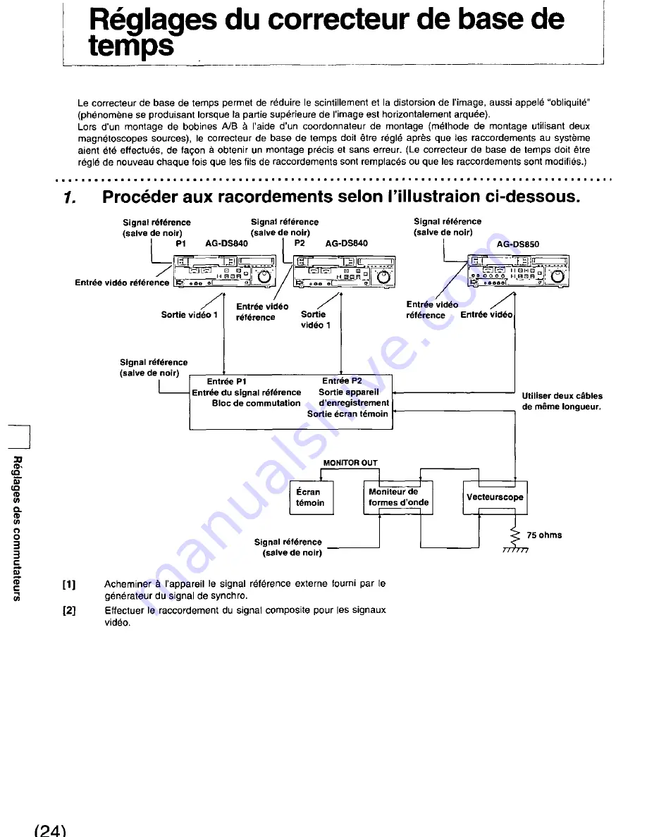 Panasonic AGDS840 - SVHS VIDEO PLAYER Operating Instructions Manual Download Page 82