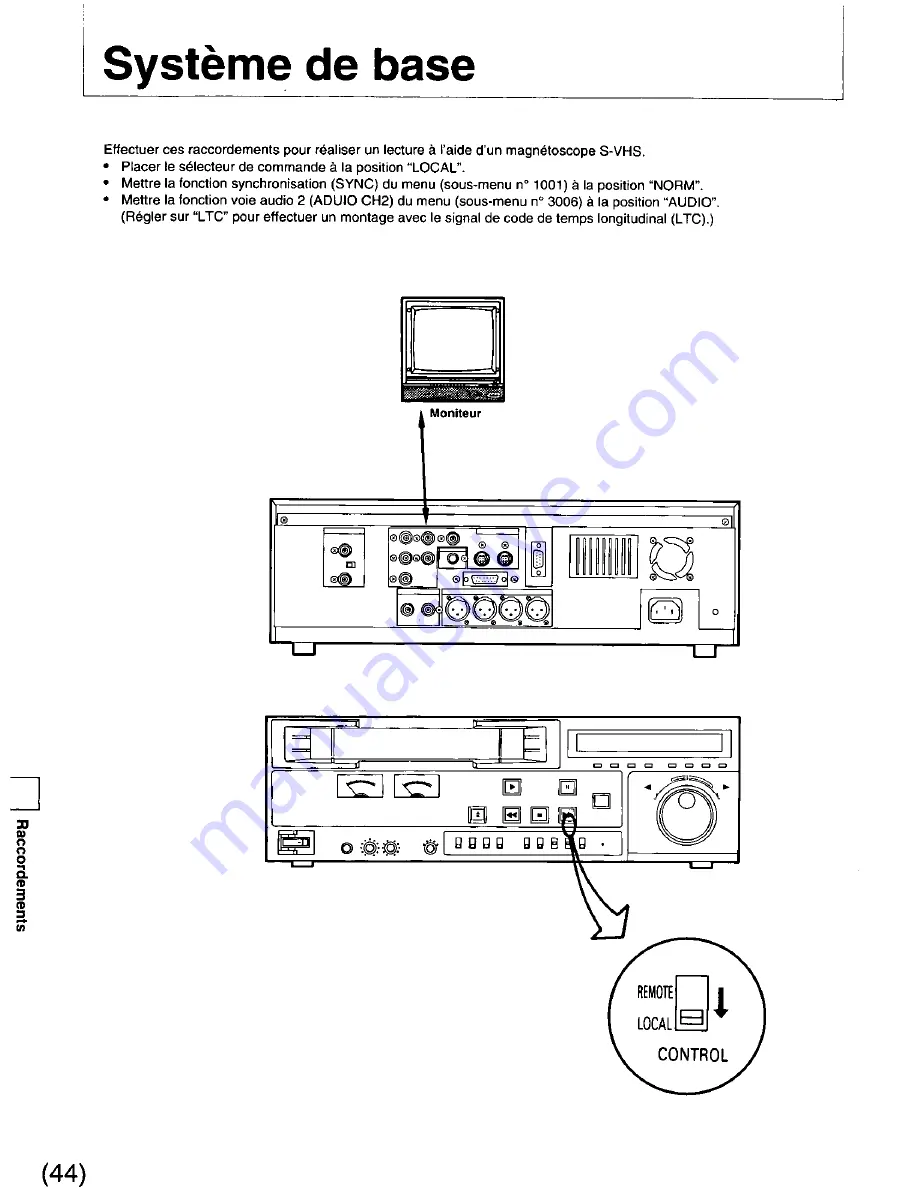 Panasonic AGDS840 - SVHS VIDEO PLAYER Operating Instructions Manual Download Page 102