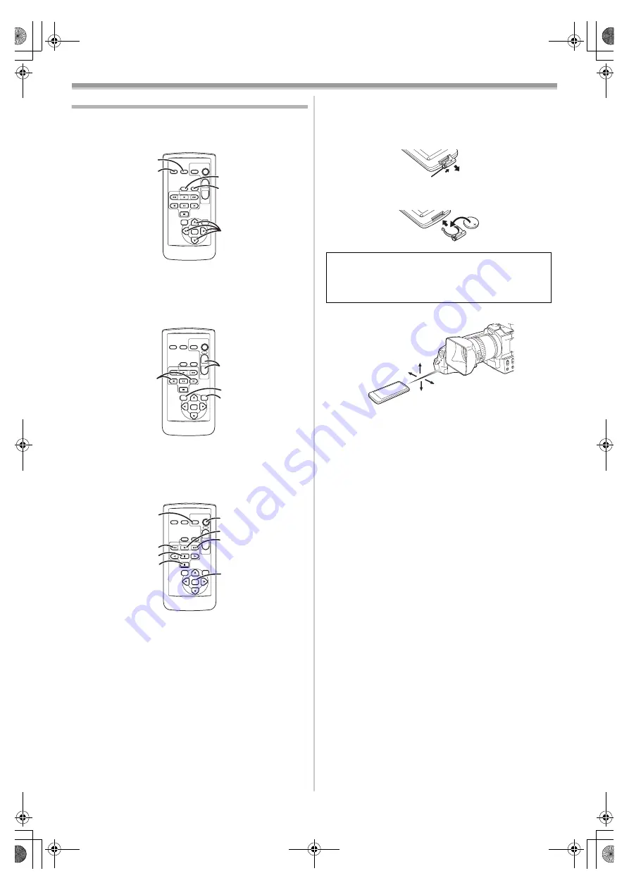 Panasonic AGDVC20P - 3 CCD DV CAMCORDER Operating Instructions Manual Download Page 16