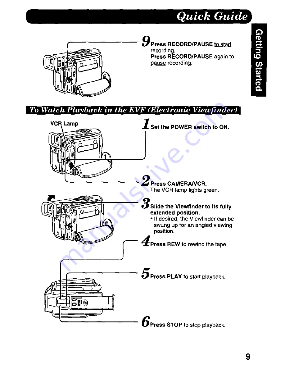 Panasonic AGEZ20 Operating Instructions Manual Download Page 9