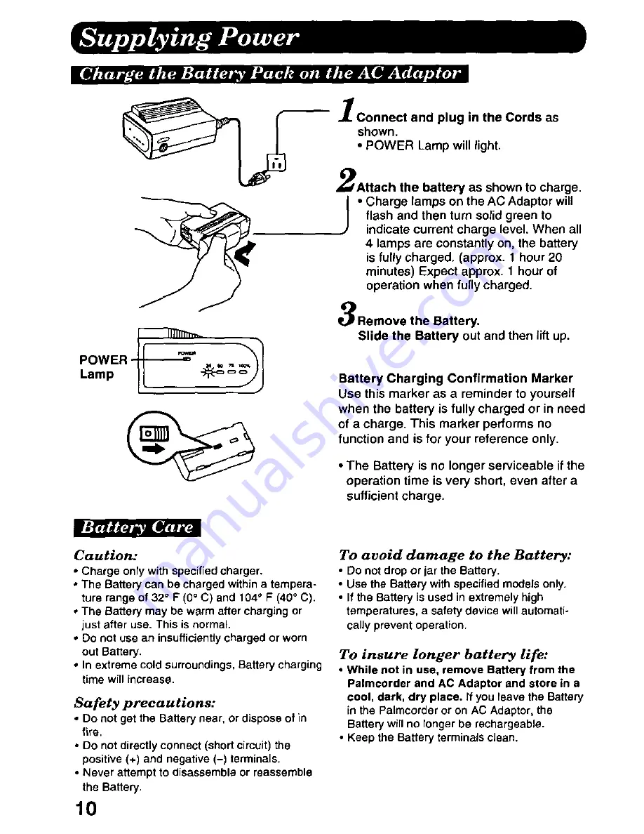 Panasonic AGEZ20 Operating Instructions Manual Download Page 10