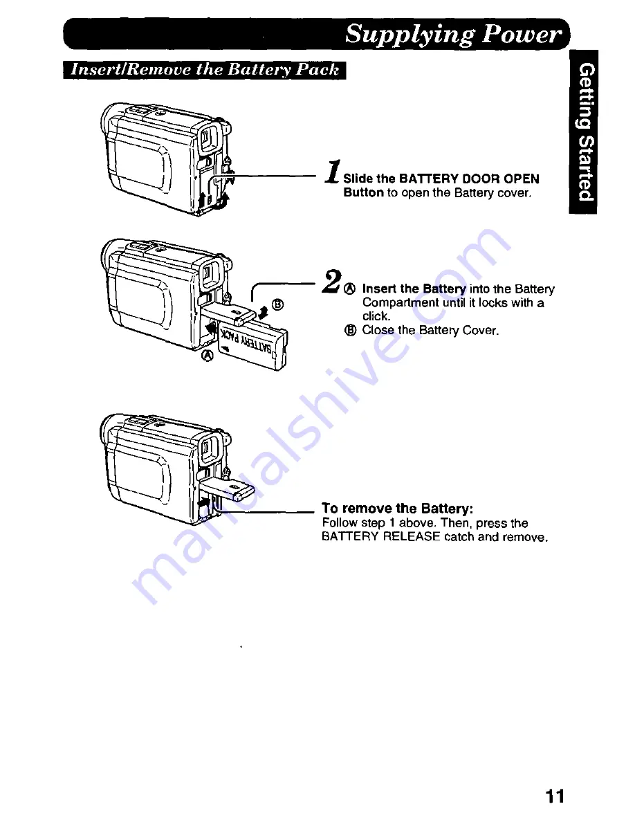 Panasonic AGEZ20 Operating Instructions Manual Download Page 11