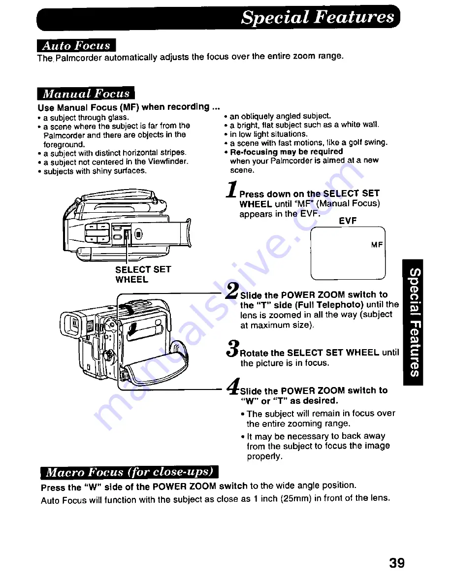 Panasonic AGEZ20 Operating Instructions Manual Download Page 39