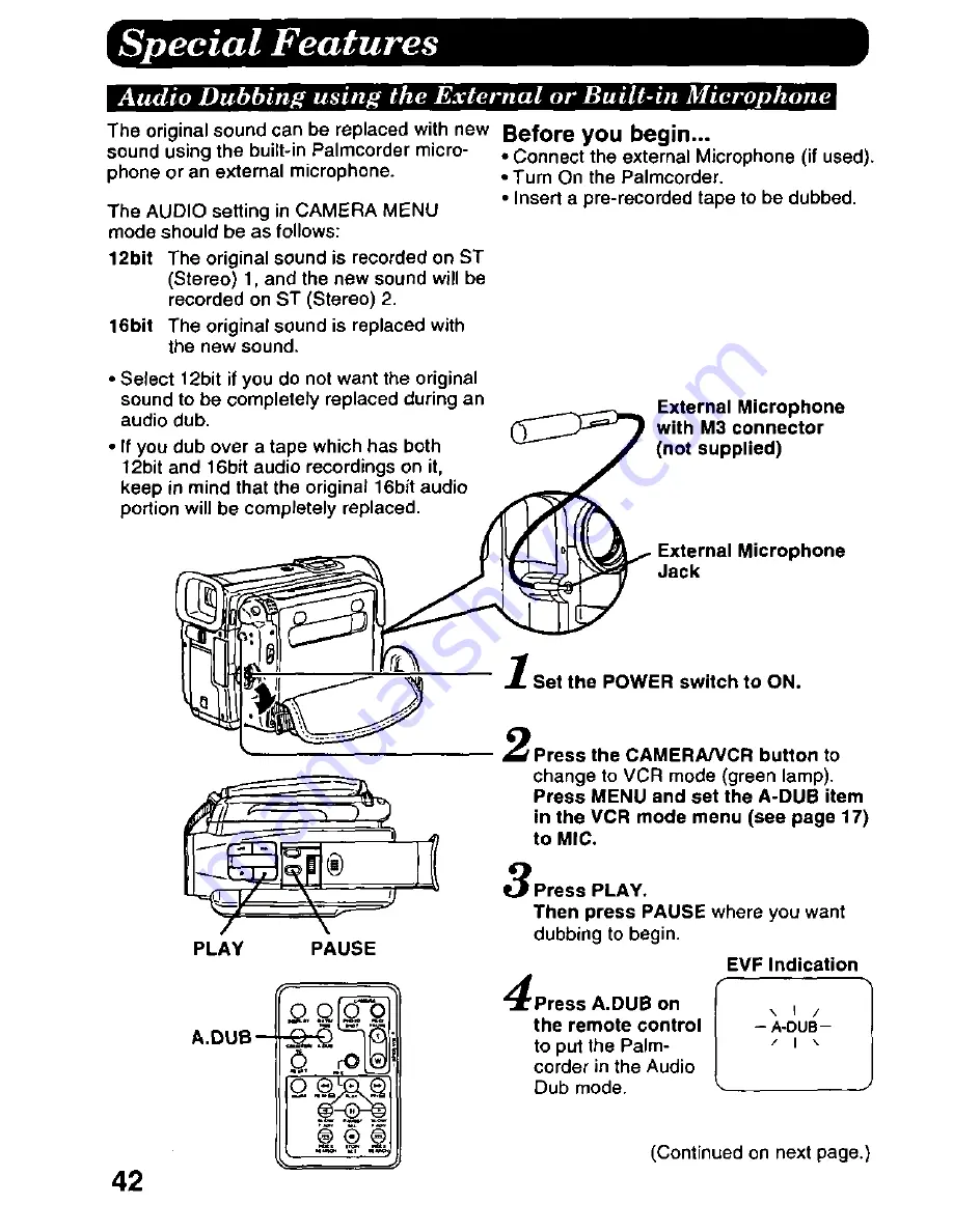 Panasonic AGEZ20 Скачать руководство пользователя страница 42