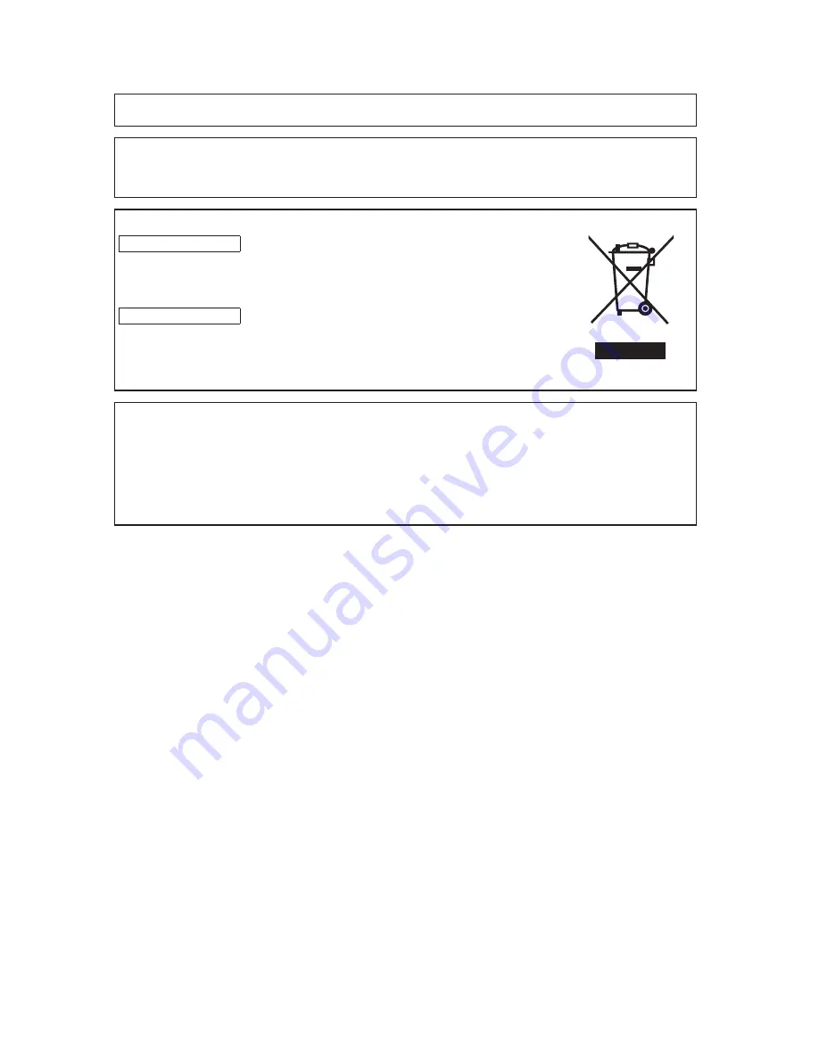 Panasonic AGHPX500E - MEMORY CARD CAMERA RECORDER Operating Instructions Manual Download Page 3