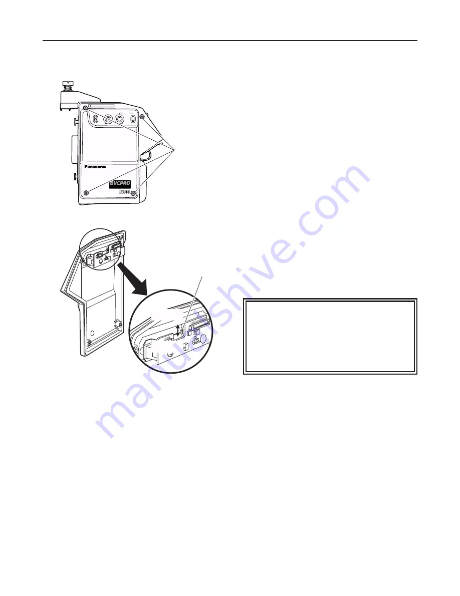 Panasonic AJ-CA900 Operation Instructions Manual Download Page 8