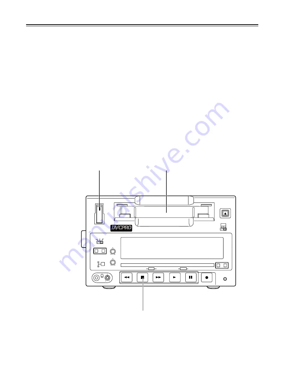 Panasonic AJ-D250 Operating Instructions Manual Download Page 11