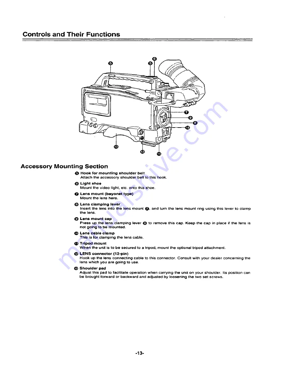 Panasonic AJ-D400P Operating Instructions Manual Download Page 15