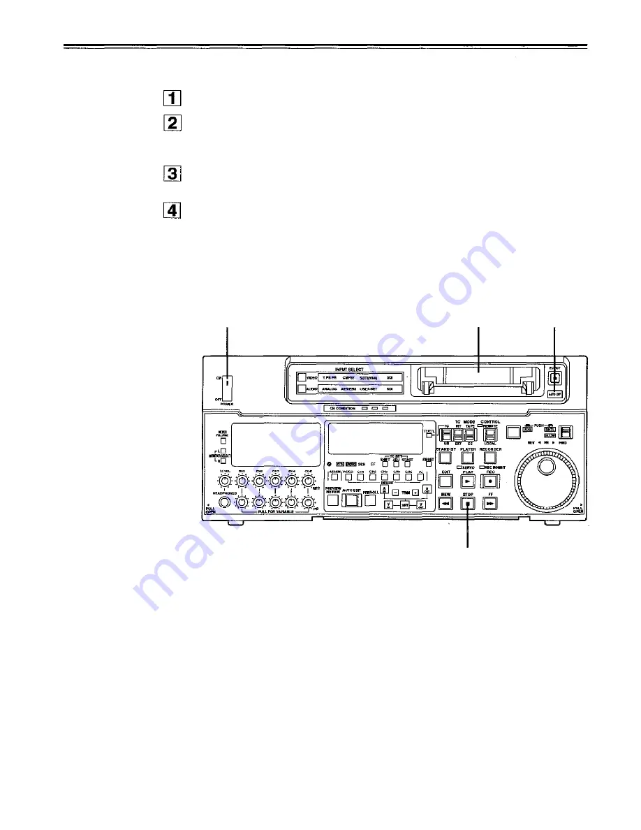 Panasonic AJ-D950 Operating Instructions Manual Download Page 24