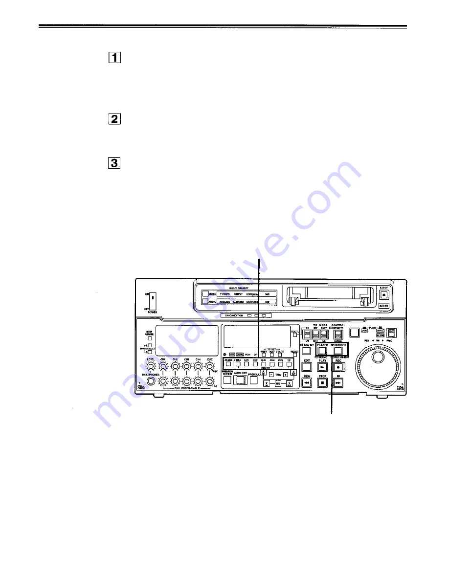 Panasonic AJ-D950 Operating Instructions Manual Download Page 33