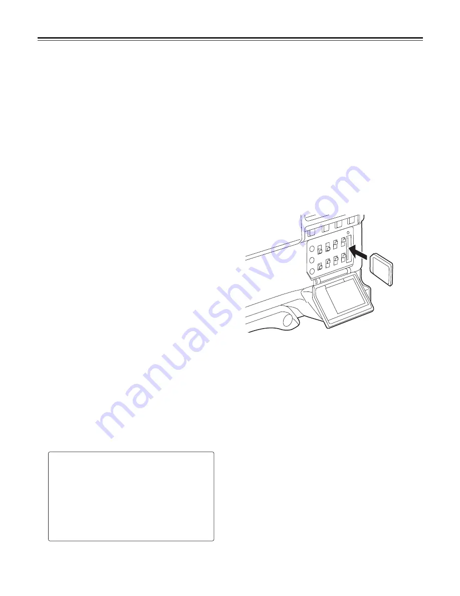 Panasonic AJ-HDX400 Operating Instructions Manual Download Page 48