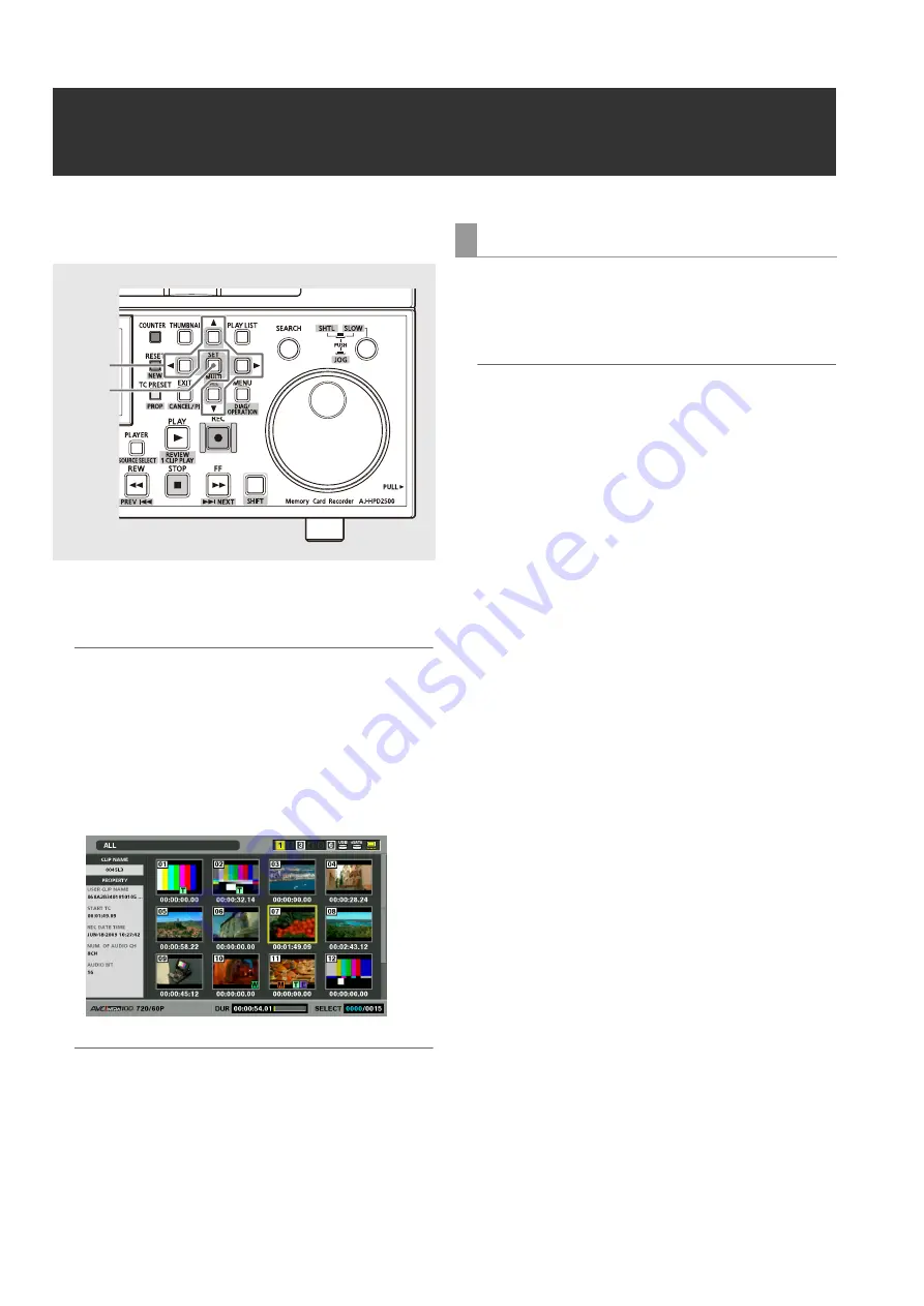 Panasonic AJ-HPD2500E Скачать руководство пользователя страница 58