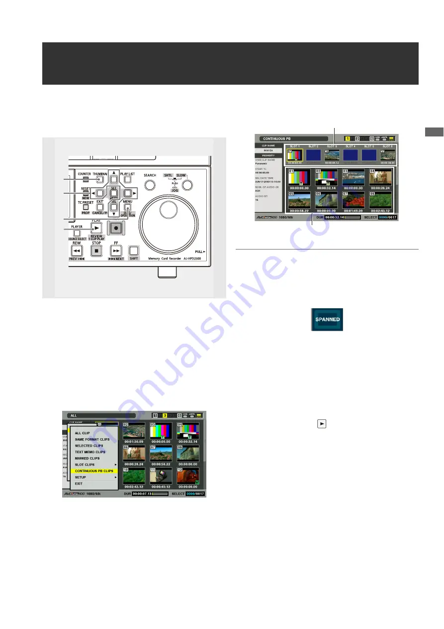 Panasonic AJ-HPD2500E Скачать руководство пользователя страница 61