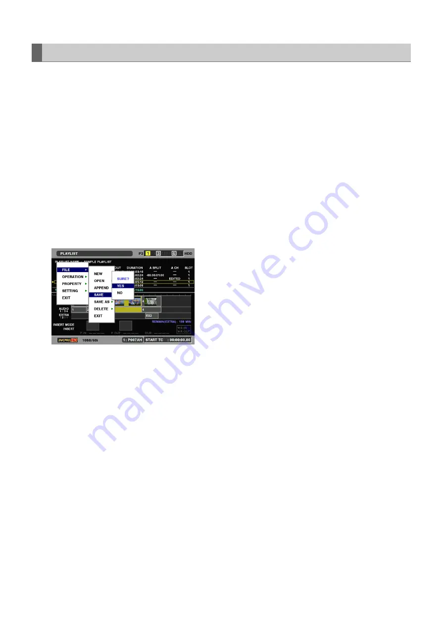 Panasonic AJ-P2C004HG Manual Download Page 43