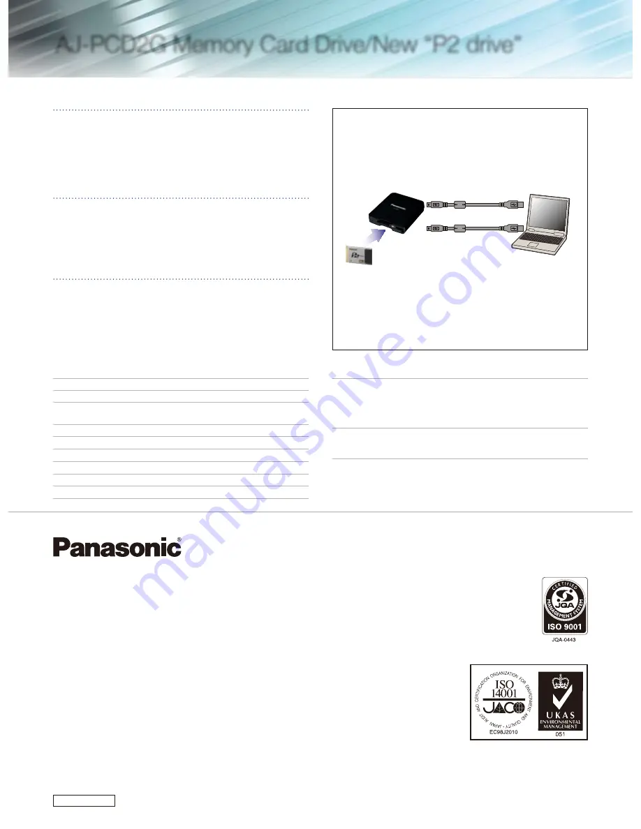 Panasonic AJ-PCD2G Brochure Download Page 2