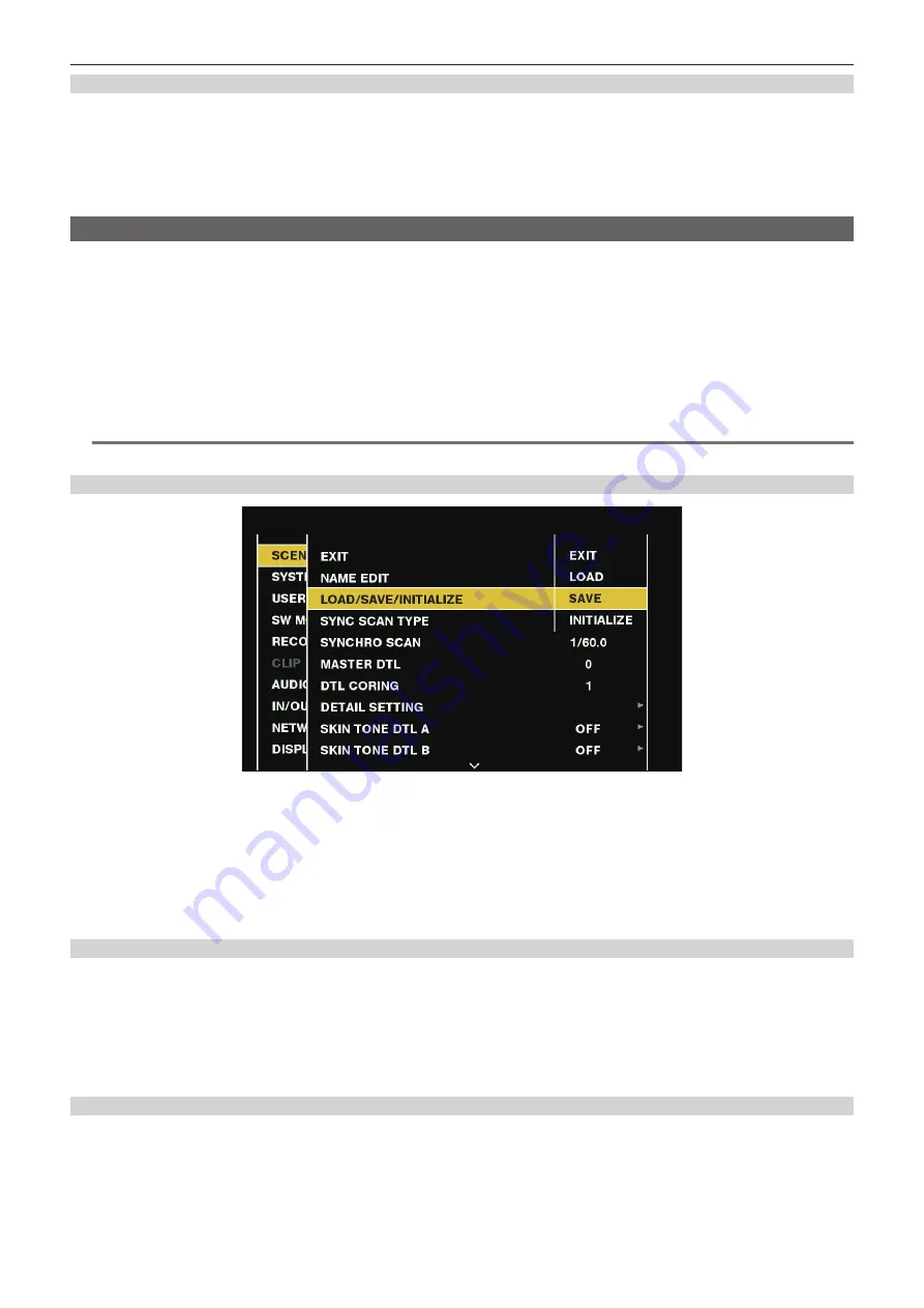 Panasonic AJ-PX800G Operating Instructions Manual Download Page 85