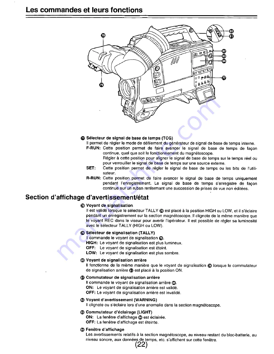 Panasonic AJD810 - DVCPRO DIG CAMERA Operating Instructions Manual Download Page 158