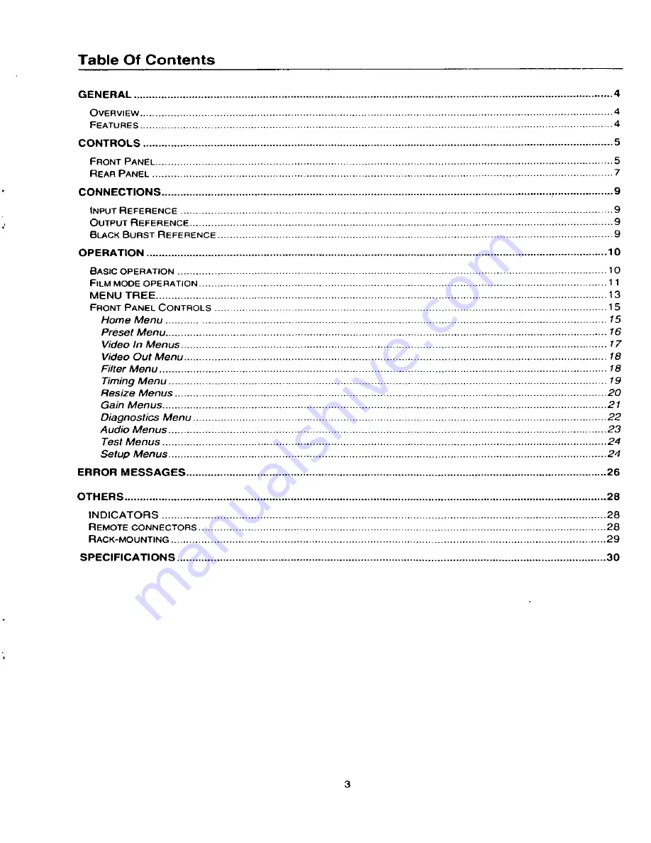 Panasonic AJUFC1800P - FORMAT CONVERTER Operating Instructions Manual Download Page 3