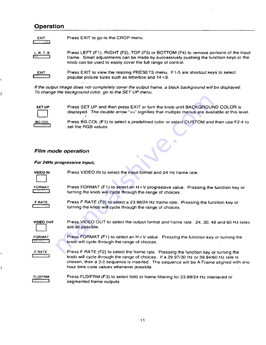 Panasonic AJUFC1800P - FORMAT CONVERTER Operating Instructions Manual Download Page 11