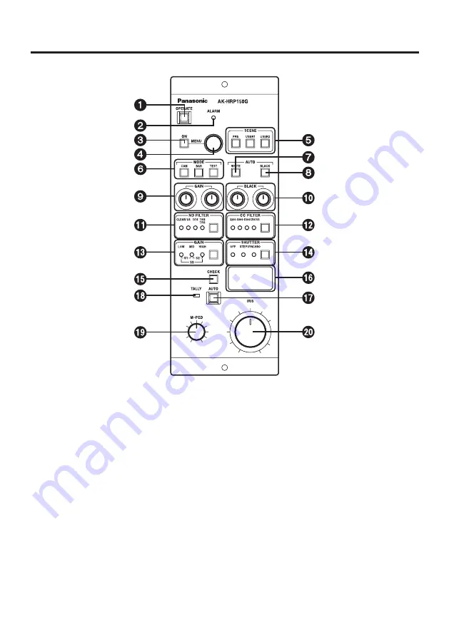 Panasonic AK-HRP150 Скачать руководство пользователя страница 68