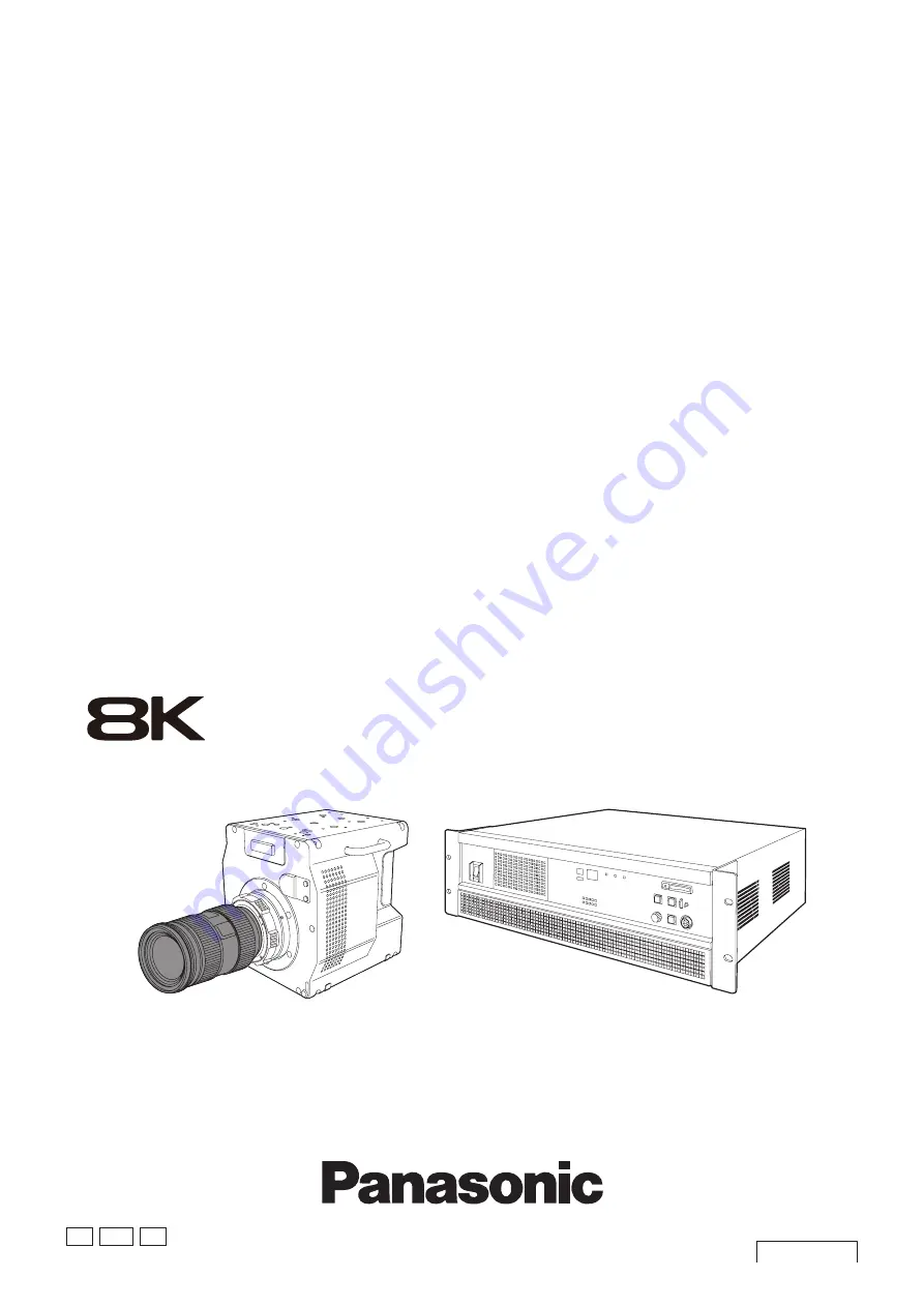 Panasonic AK-SHB800G Operating Manual Download Page 1