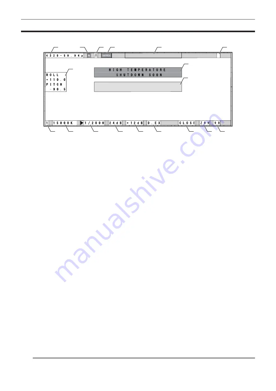 Panasonic AK-SHB800G Operating Manual Download Page 22