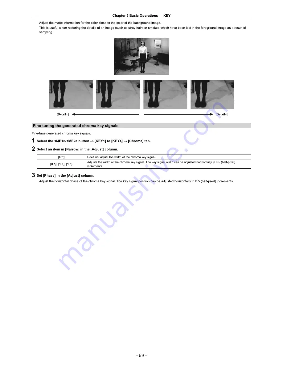 Panasonic AV-HS60C1E Operating Manual Download Page 59