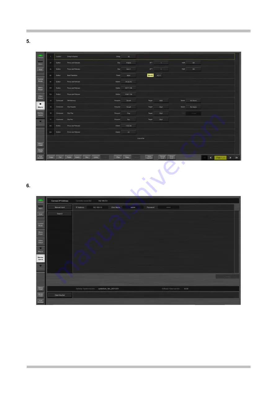 Panasonic AV-SF500 Operating Instructions Manual Download Page 11