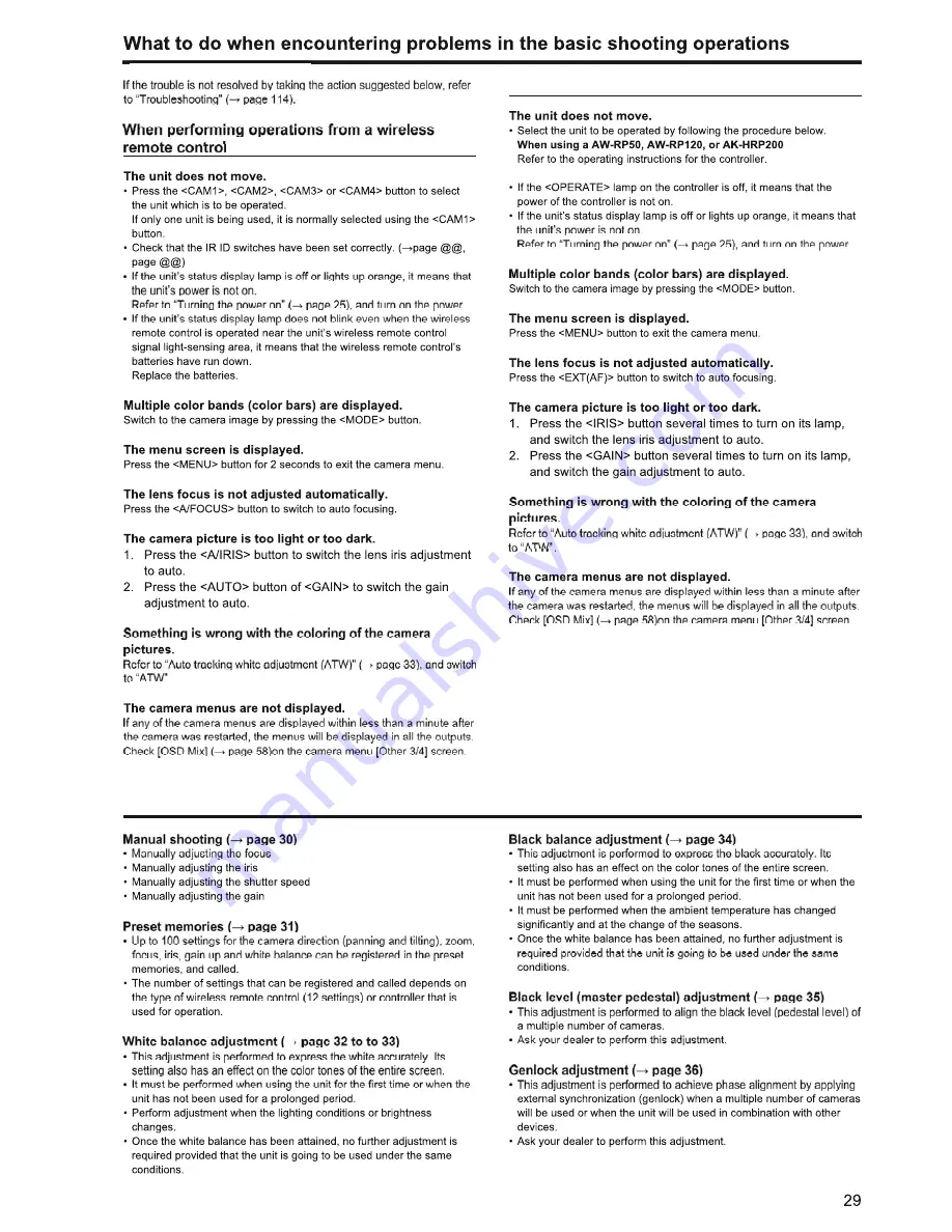 Panasonic AW-HE130K Operating Instruction Download Page 29