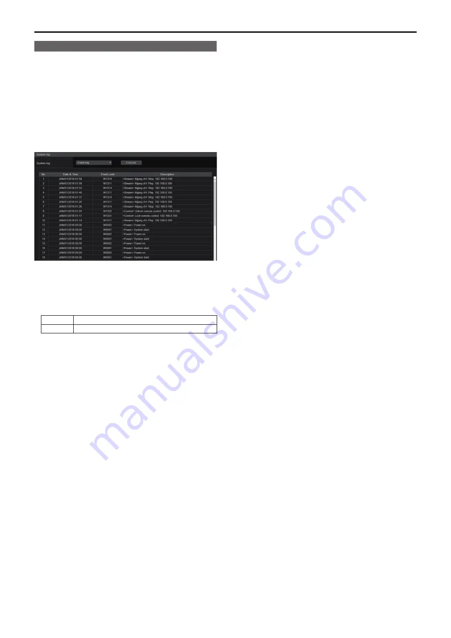 Panasonic AW-HE145KE Operating Instructions Manual Download Page 129