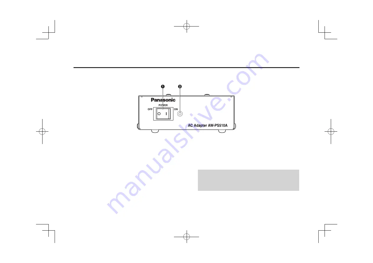 Panasonic AW-PS510AN Operating Instructions Manual Download Page 6