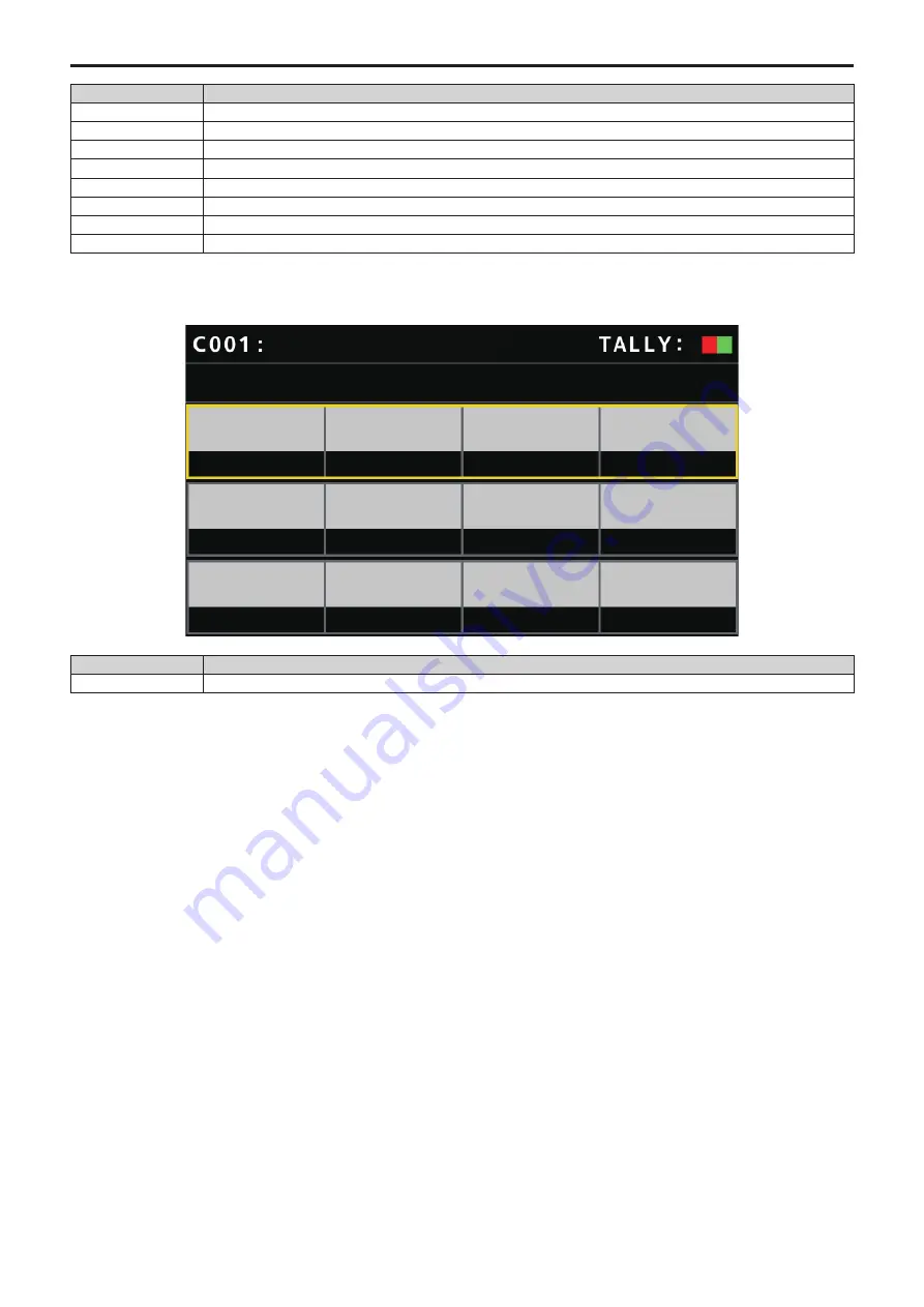 Panasonic AW-RP60G Operating Instructions Manual Download Page 44