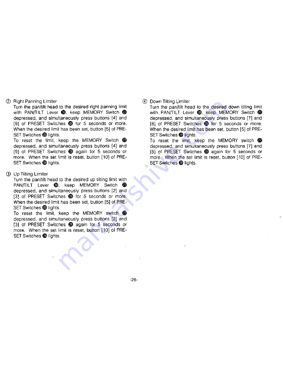 Panasonic AWRP501 - HYBRID CONTROL PANEL Operating Instructions Manual Download Page 28