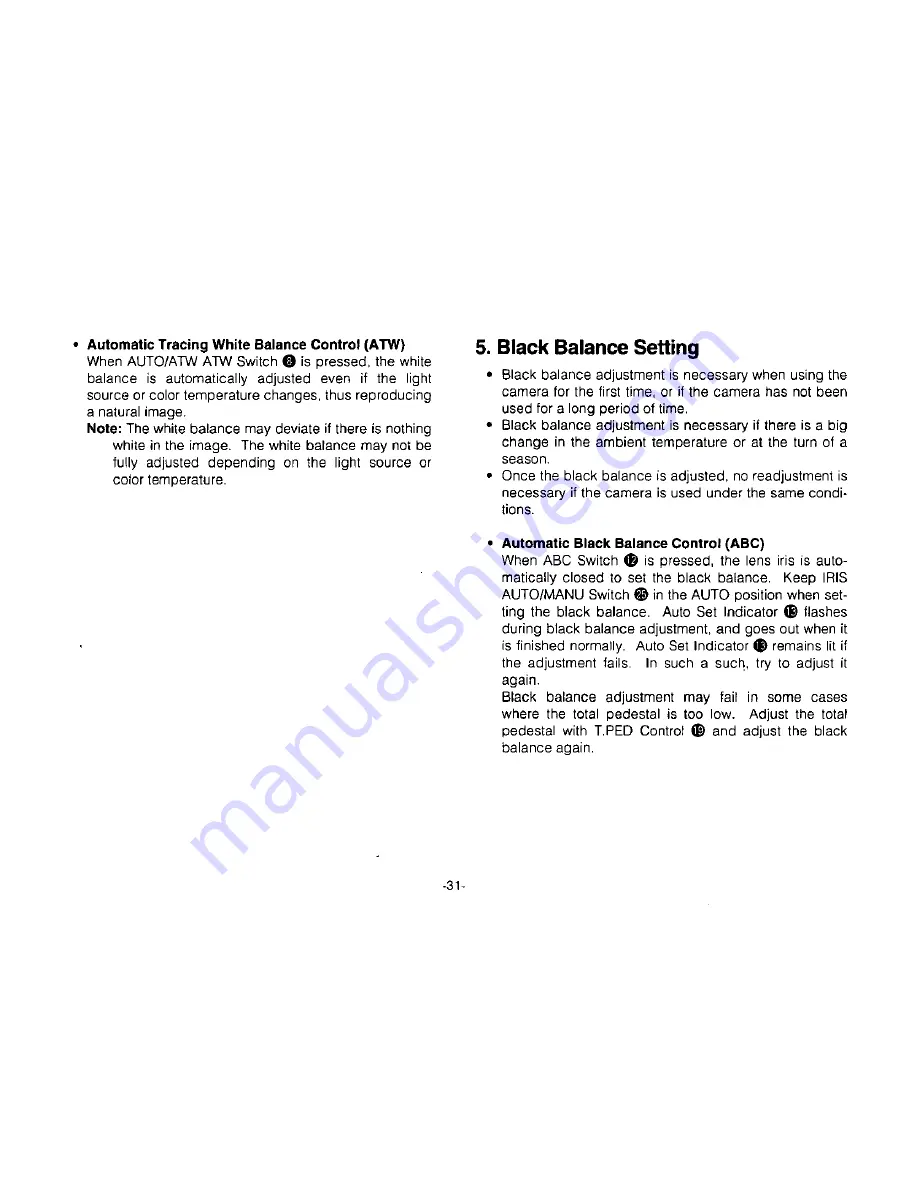 Panasonic AWRP501 - HYBRID CONTROL PANEL Operating Instructions Manual Download Page 33