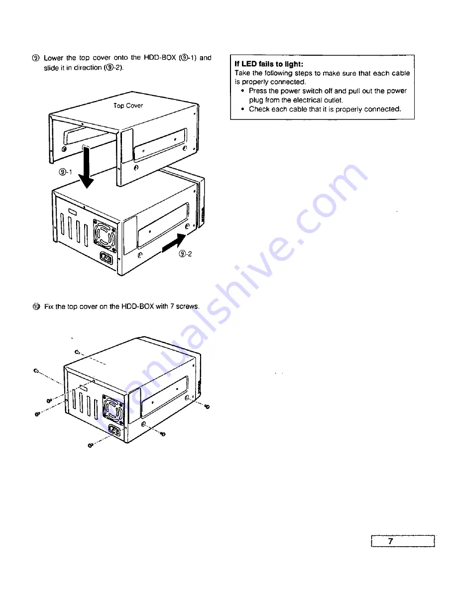 Panasonic AYEB500 - HARD DISK BOX Installation Manual Download Page 9