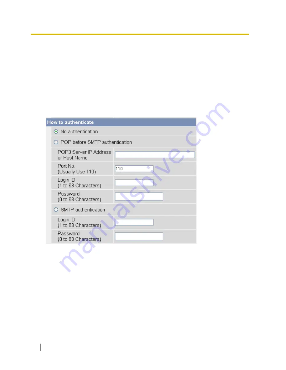 Panasonic BL C131A - Network Camera - Pan Operating Instructions Manual Download Page 60