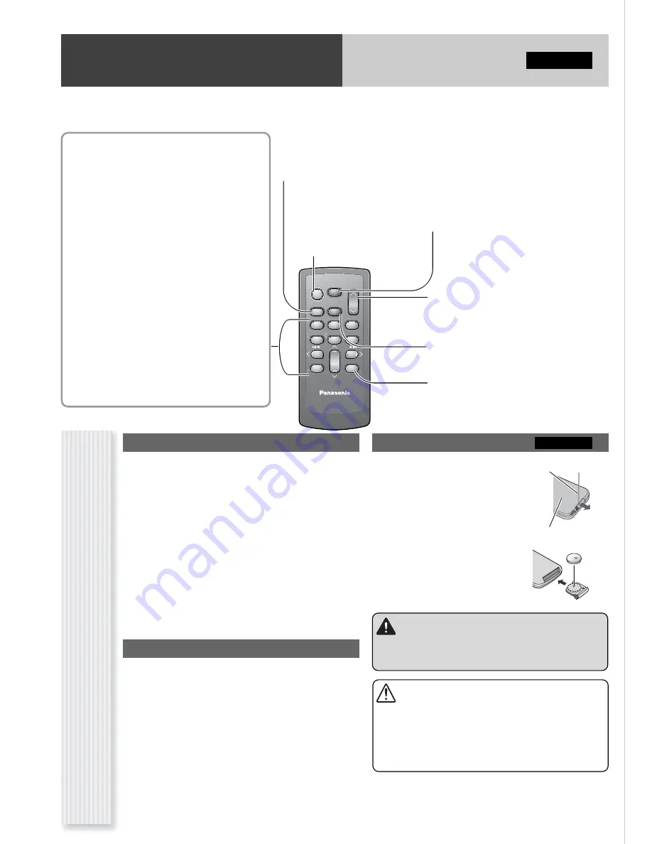 Panasonic C1303U Скачать руководство пользователя страница 10