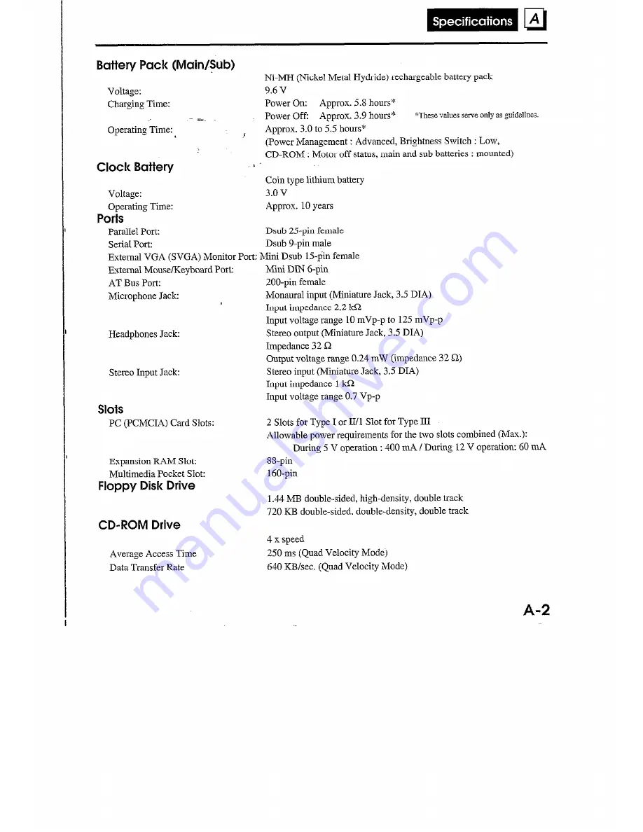 Panasonic CF-41 MK III Operating Instructions Manual Download Page 51