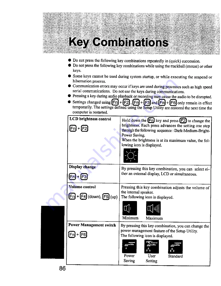 Panasonic CF-M33 Series Operating Instructions Manual Download Page 87