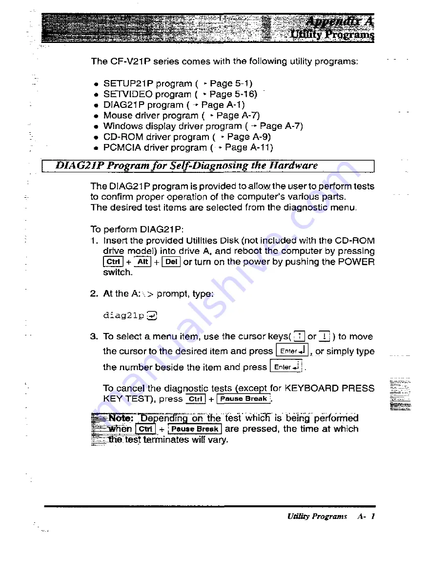 Panasonic CF-V21P Series User Manual Download Page 97