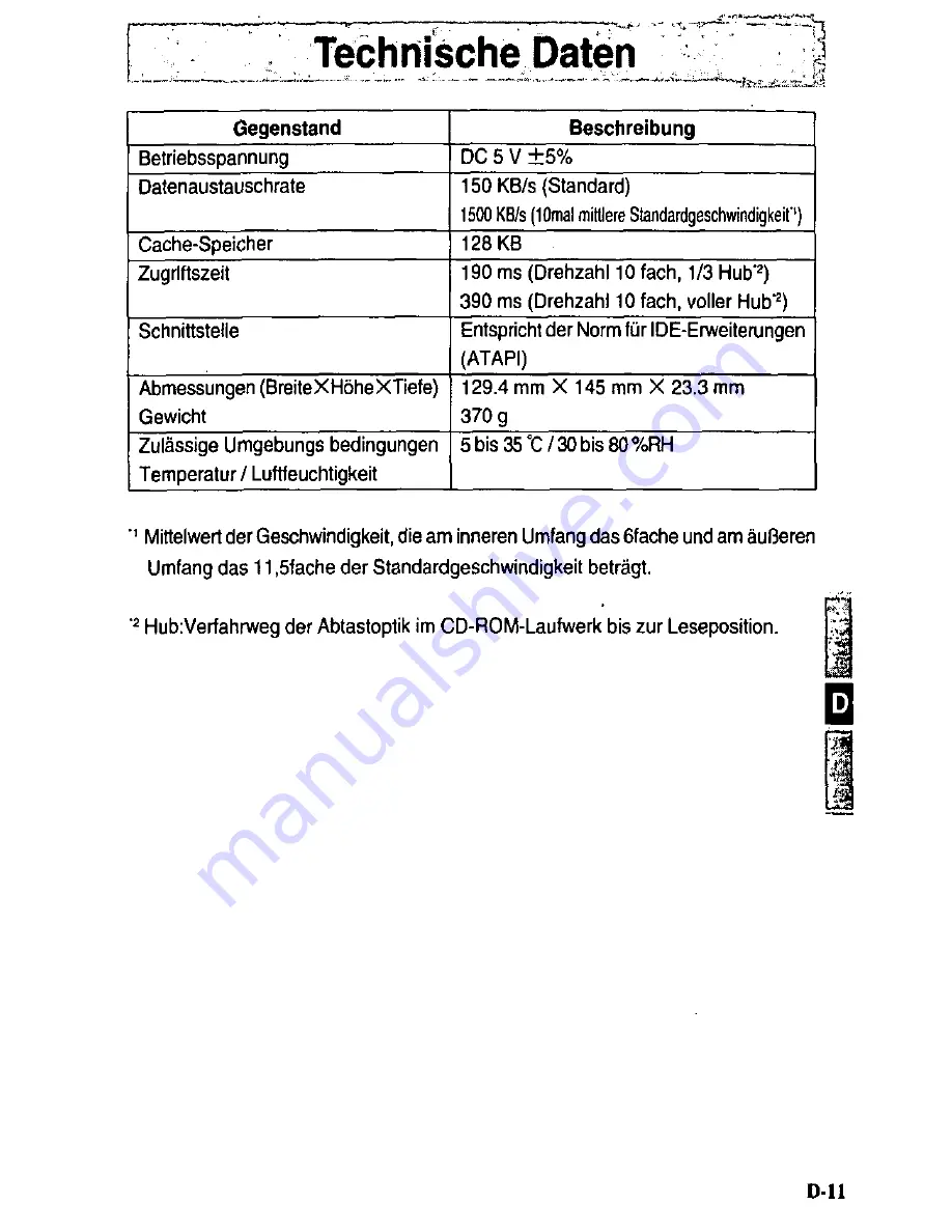 Panasonic CF-VCD252 Operating Instructions Manual Download Page 27