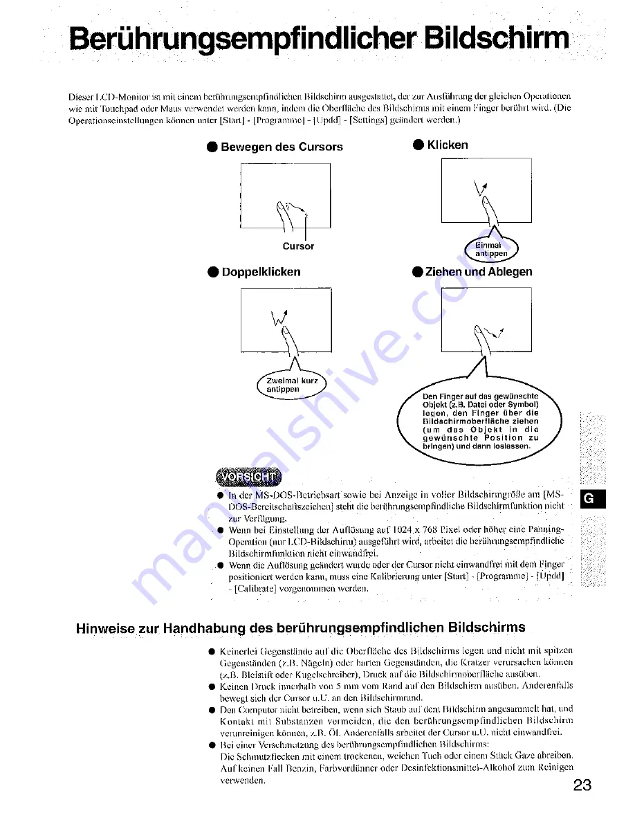 Panasonic CF-VDL01 Operating Instructions Manual Download Page 23