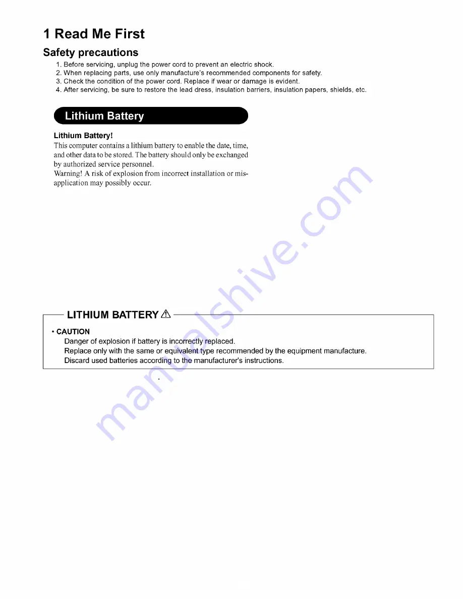 Panasonic CF-W4GWCZZ Service Manual Download Page 3