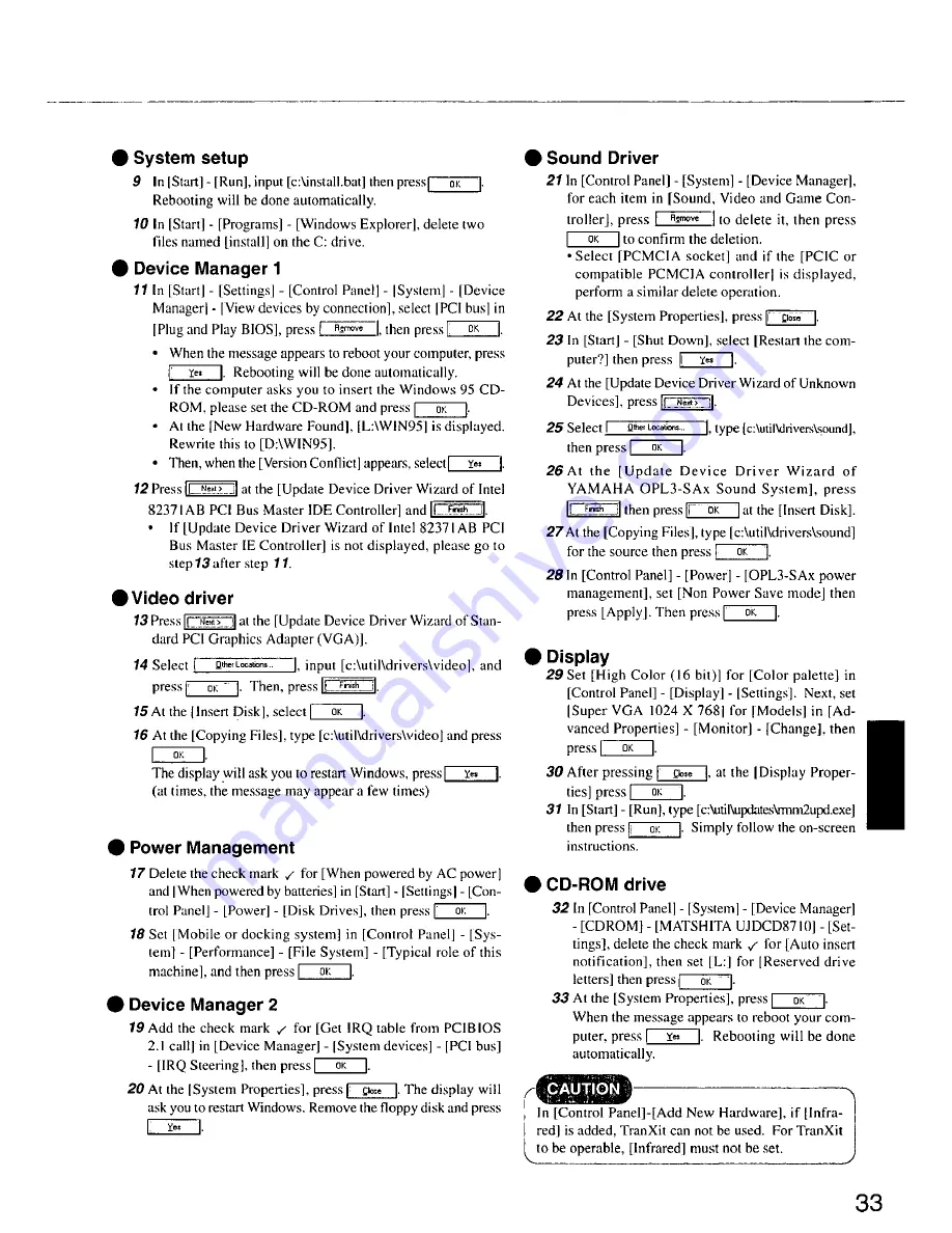 Panasonic CF35EJC4BAM - NOTEBOOK COMPUTER SERIES User Manual Download Page 33