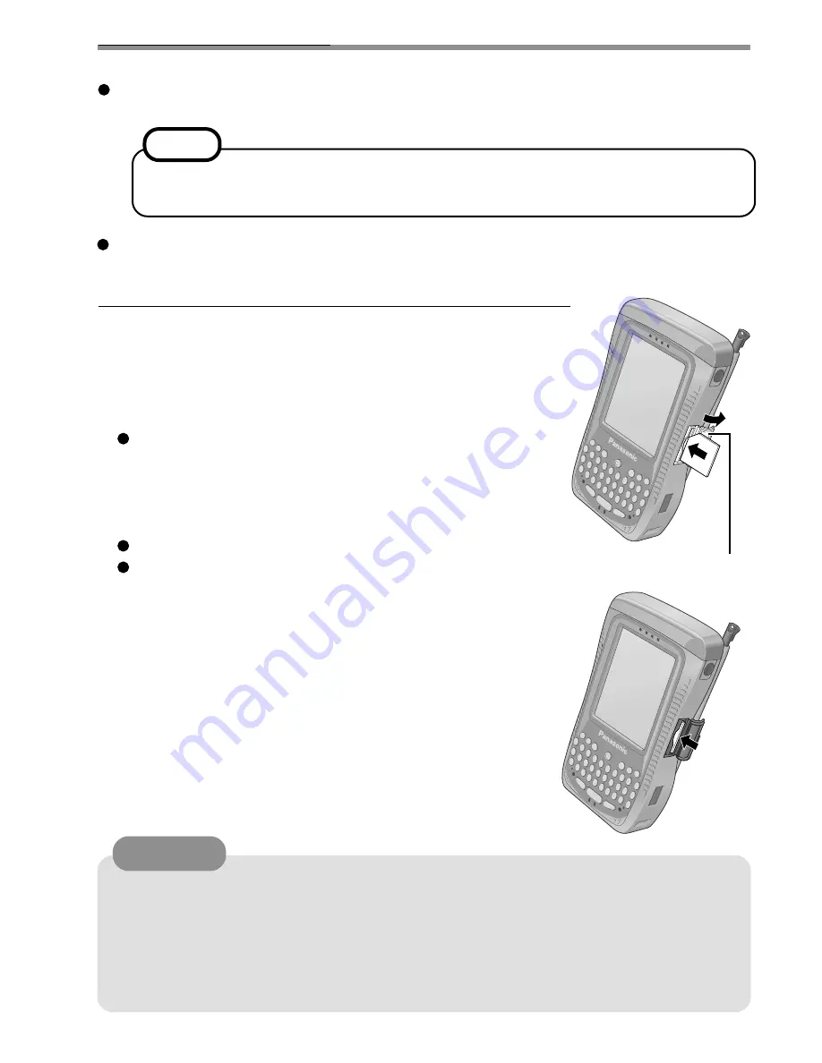 Panasonic CFP1S3BZZ3M - HANDHELD COMPUTER Service Manual Download Page 19