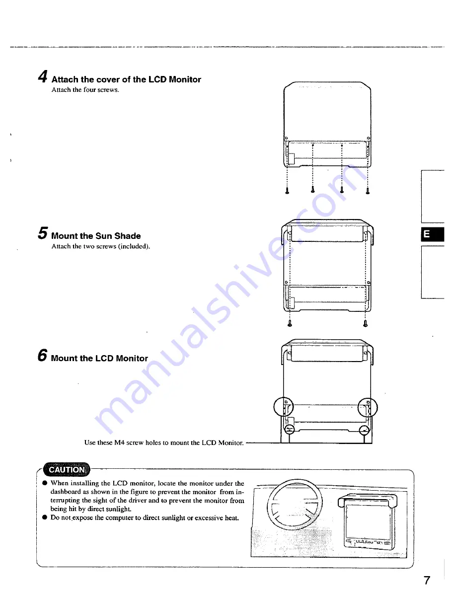 Panasonic CFVDL02 - LCD MONITOR/ LPTP Скачать руководство пользователя страница 7